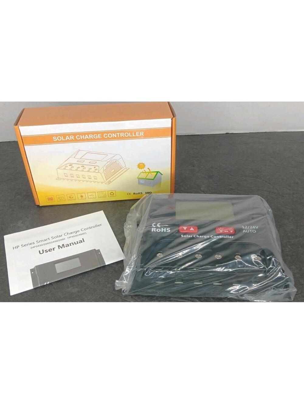 RoHS Solar Charge Controller 12/24v Auto  40A In Original Box With Instructions